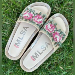 (LIKE NEW) Melissa MLSA FOR Free People Vegan Slide